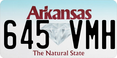 AR license plate 645VMH