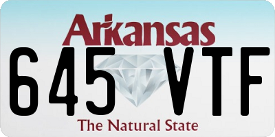AR license plate 645VTF