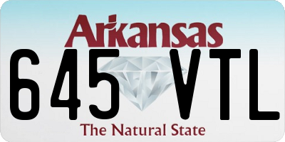 AR license plate 645VTL