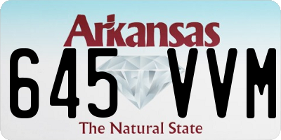 AR license plate 645VVM