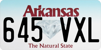 AR license plate 645VXL