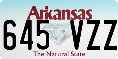 AR license plate 645VZZ