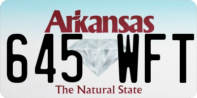 AR license plate 645WFT
