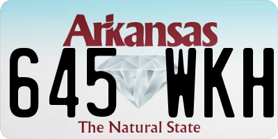 AR license plate 645WKH
