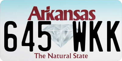 AR license plate 645WKK