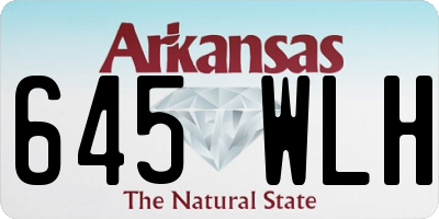 AR license plate 645WLH
