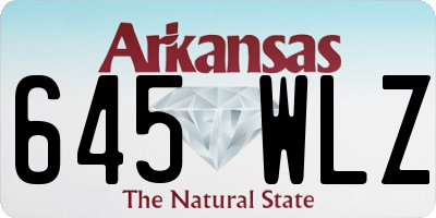 AR license plate 645WLZ