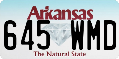 AR license plate 645WMD
