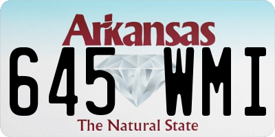 AR license plate 645WMI