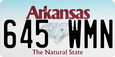 AR license plate 645WMN