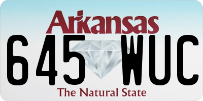 AR license plate 645WUC