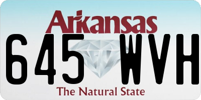 AR license plate 645WVH