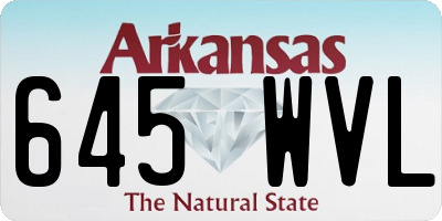 AR license plate 645WVL
