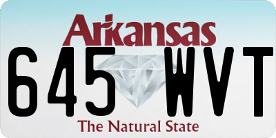 AR license plate 645WVT