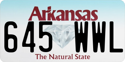 AR license plate 645WWL