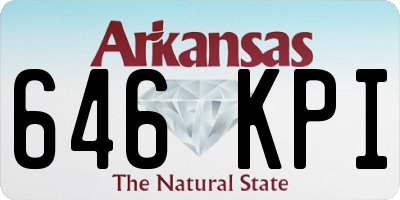 AR license plate 646KPI