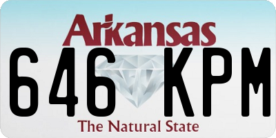 AR license plate 646KPM