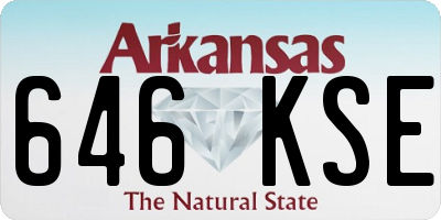 AR license plate 646KSE