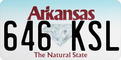 AR license plate 646KSL
