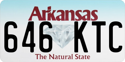 AR license plate 646KTC