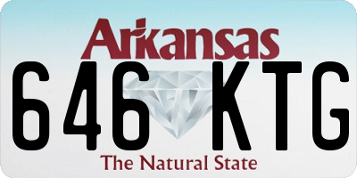 AR license plate 646KTG