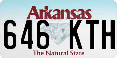 AR license plate 646KTH