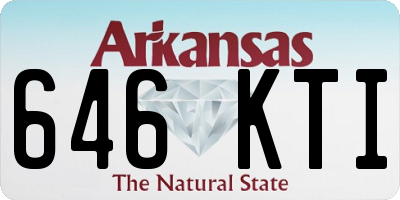 AR license plate 646KTI
