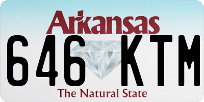 AR license plate 646KTM