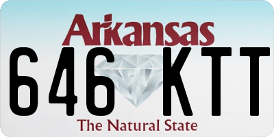 AR license plate 646KTT