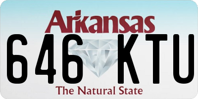 AR license plate 646KTU