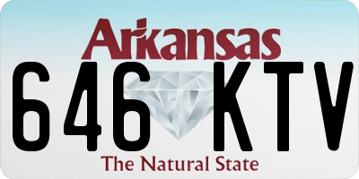 AR license plate 646KTV