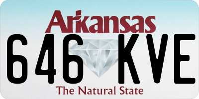 AR license plate 646KVE