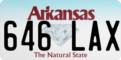 AR license plate 646LAX