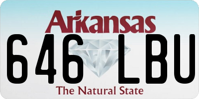 AR license plate 646LBU