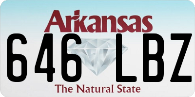 AR license plate 646LBZ