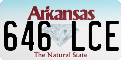 AR license plate 646LCE