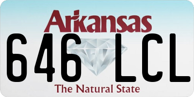 AR license plate 646LCL