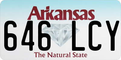 AR license plate 646LCY