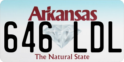 AR license plate 646LDL
