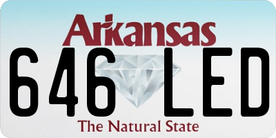 AR license plate 646LED