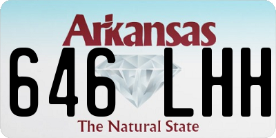 AR license plate 646LHH
