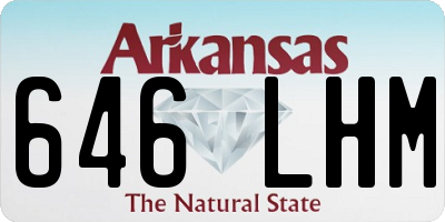 AR license plate 646LHM