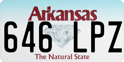 AR license plate 646LPZ