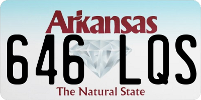 AR license plate 646LQS
