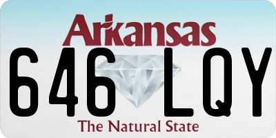 AR license plate 646LQY