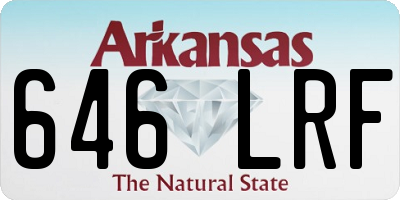 AR license plate 646LRF