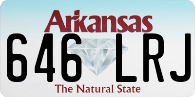 AR license plate 646LRJ