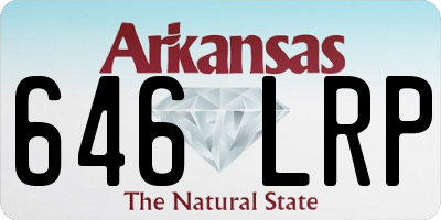 AR license plate 646LRP