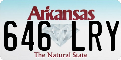 AR license plate 646LRY