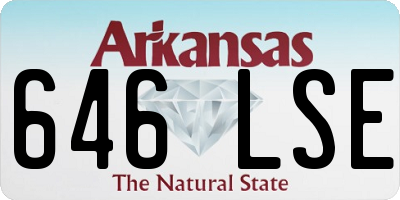 AR license plate 646LSE